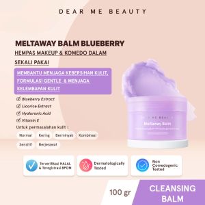 DEAR ME BEAUTY Meltaway Cleansing Balm Blueberry 100g