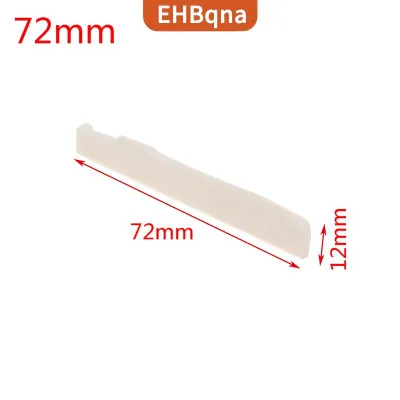 [COD] EHBqna Real Bone Bridge Saddle For Folk Acoustic Guitar 72MM/74MM/76MM/80MM * 12MM