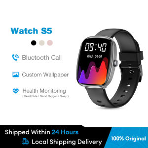 ⚡ส่งจาก กทม⚡Seamwi S5 สมาร์ทวอทช์ นาฬิกาสมาทวอช รองรับภาษาไทย Smart Watch นิ้วกันน้ำ IP68 อัตราการเต้นหัวใจ