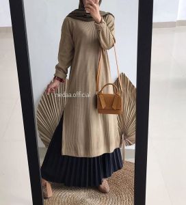 Senjastoree Tunik Rajut Terbaru - Tunik Wanita Rajut - Tunik Murah - Tunik Muslim - Baju Rajut Wanita - Tunik Rajut Terbaru 2020