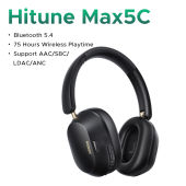 Tai nghe  UGREEN Max5c không dây có công nghệ chống ồn 43dB Bluetooth 5.4 Hybrid Active Khử tiếng ồn Hi-Res LDAC 75H Tai nghe chụp tai âm thanh không gian ANC Wireless Over-Ear Earphone Model:35757