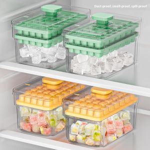 ASRV Food-Grade Ice Cube Tray with Lid Large Capacity Easy to Use and Clean