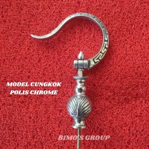 GANTUNGAN SANGKAR BURUNG CUNGKOK PLUS PION MOTIF DAUN SILVER CANTOLAN SANGKAR BURUNG MURAI KOTAK