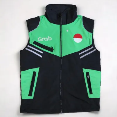 (PROMO) Rompi GB Terbaru - rompi gb list 2 menyala - rompi pria + kapas tebal