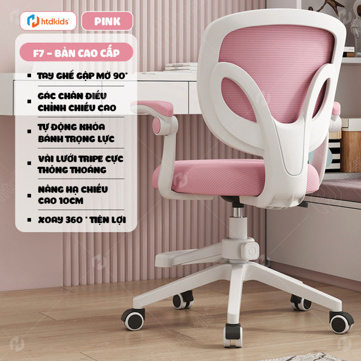 Ghế học sinh chống gù HTDkids F6+F7 cho các bé từ tiểu học đến phổ ...