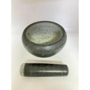 UnihomSG [ReadyStock] Traditional Polished Pestle and Mortar Herbs & Spices Grinder/Crusher | 2 Sizes