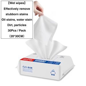 Electrostatic Dust Removal Paper Flat Mop / Hand Free Washing / Wet Dry Tissue Disposable Rag / Wipes / Tisu Pengelap Lantai / 静电除尘纸平板拖把免手洗干湿两用