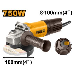 INGCO 4" 100MM ANGLE GRINDER 750W AG750282