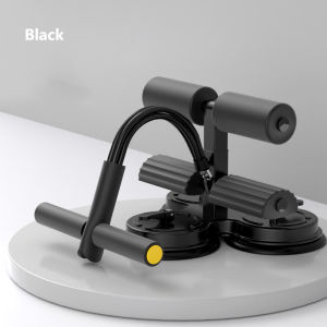 Sit-up assistant home fitness multi-functional abdominal roller with pull rope and three suction cups sit-up machine