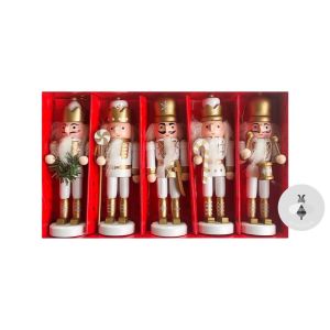 Pinky Bee Dekorasi Natal Gantungan Pohon Nutcracker Set 12.5cm 70482800