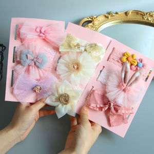 3Pcs/Set Lovely Bowknot Princess Baby Girl Headbands Lace Flower Newborn Infant Hair Band Turban Baby Hair Accessories