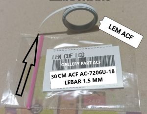 ACF ac 7206u LEM KABEL FLEXIBLE cof LCD LEBAR 1.5 MM / 2.0MM