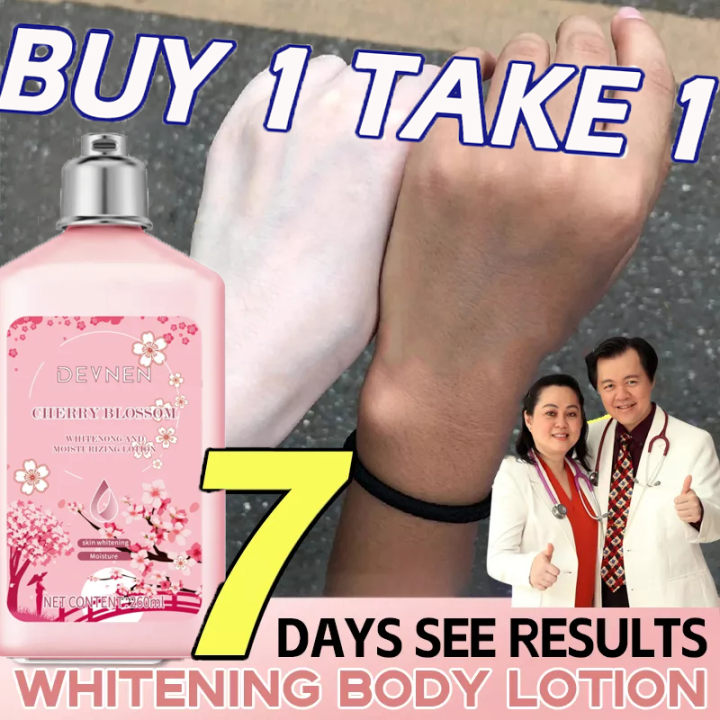 BUY 1 TAKE 1 DEVNEN Japan Sakura Whitening Body Lotion Cherry