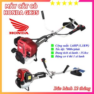 Máy Cắt Cỏ Honda GX35 Thái Lan - Động Cơ 4 Thì - Công Suất 1.6 HP - Bao Khỏe Bao Bền - Bảo Hành  Toàn Quốc 12 Tháng