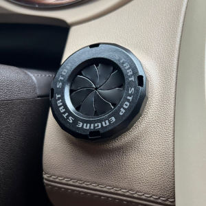 Alloy Car Engine Start Stop Button Cover Rotary Switch Decorative Cover For Toyota Ford 9 Brands Car
