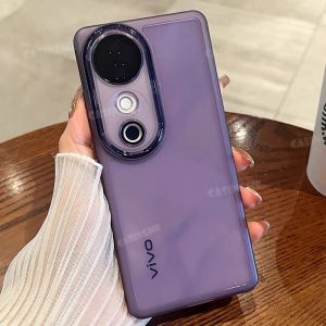 Vivo V40 5G V40Pro 2024 Transparent Casing For Vivo V40 5G VivoV40 V 40 Pro V40Pro V40E 5G 2024 Phone Case Plating Transparent Soft Thin Clear Camera Protective Back Cover