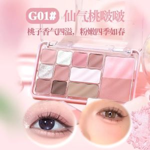 GOGO TALES Bảng phấn mắt má tạo khối 12 ô 4 in 1(Phấn mắt+Nổi bật+Bóng râm+Blush) Gogotales Heart Racing nhũ sáng mịn GT724 14.6g