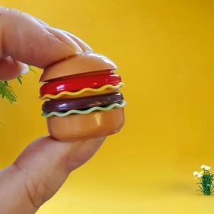 💥【Special price】💥UWO ชุดจานชาม1 6แฮมเบอร์เกอร์ตุ๊กตา1ชุดกล่องอาหารมินิจานเล่นอาหารโมเดลจิ๋วอุปกรณ์ตกแต่งห้องครัวอุปกรณ์ DIY