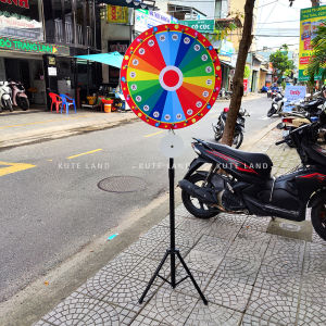 Vòng quay may mắn kêu tạch tạch 20 ô trúng thưởng làm sự kiện chương trình giáo dục event