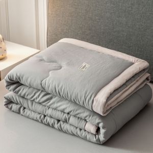 Selimut Kapas Summer Quilt Queen / King Size Hotel Style Selimut Blanket  Cooling and Soft Comforter Washable