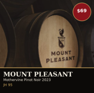 Mount Pleasant Mothervine Pinot Noir 2023 [JH 95] (Australia)