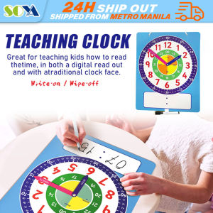 Educational Paper Clock for Learning Activity For Kids Handmade DIY Teaching Clock Early Education Educational Childrens Toys Montessori Teaching Aids Toys
