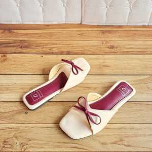 ABBUSHOES RY 64 FLAT SHOES pita cantika 1 cm