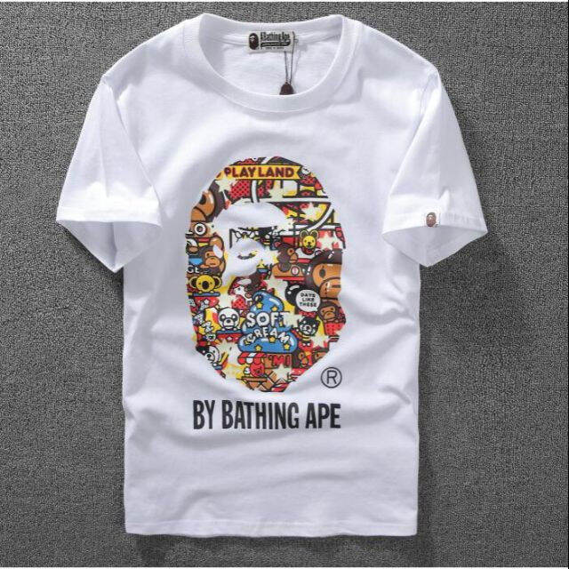 A bathing ape clearance t shirt mens