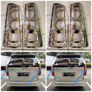 NEW Garnis lampu stop belakang crome AVANZA LAMA 2005-2007