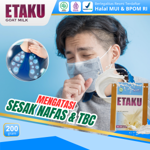Etaku Goat Milk 100% Original - Obat TBC Sesak Nafas Batuk Menahun batuk Berdahak Sakit Dada