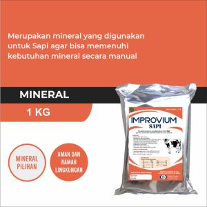 Improvium Sapi (1KG) - Vitamin Sapi - Penggemuk Sapi-Penambah Nafsu Makan Sapi