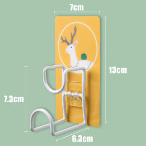 ตะขอแขวนเหล็ก ที่จับเก็บกะละมัง ที่แขวน ตะขอแขวน ที่ห้อย ที่ห้อยของใช้ ตะขอแขวนอเนกประสงค์ ตะขอการ์ตูนมัลติฟังก์ชั่น ที่แขวนกะละมัง