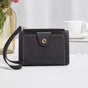 SPSBAGS#8021  FASHIONABLE  CARD HOLDER WALLET FOR WOMEN LEATHER MATERIAL WITH HANDLE
