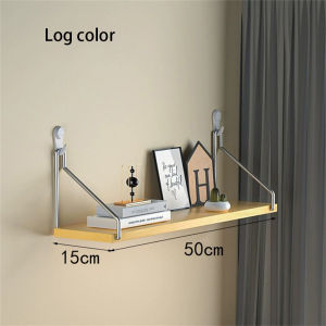 [ของขวัญฟรี] Shopware ไม้ผนังชั้นวางจัดเก็บรวมชั้นวางหนังสือลอยระงับชั้นวางจอแสดงผลมือถือรับน้ำหนักชั้นเก็บที่แข็งแกร่ง