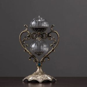 FFBH 1pc Vintage European 60min Sand Timer I Love You Design Romantic Gift Home Office Desktop Decor Ideal Valentine Gift 8K3Q7