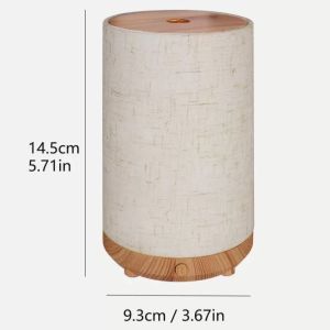 【Local Ready Stock】Aroma Diffuser Machine  Woody Design  Essential Oil Mist Diffuser  USB Portable Air Humidifier