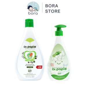 Nước tắm gội thảo dược cho bé Dr Papie giảm mẩn ngứa rôm sẩy