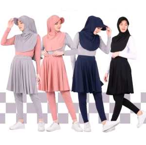 Legging Rok wanita Olahraga Spandek Import terbaru//Legging Rok Jumbo skirt sport termurah2024