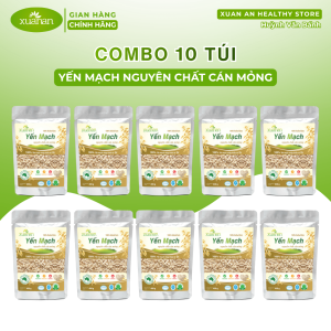 Combo 10 Túi 400g Yến mạch nguyên chất cán mỏng Xuân An Nhập khẩu từ Úc
