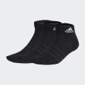 adidas Lifestyle Thin and Light Ankle Socks 3 Pairs Unisex Black IC1282. 