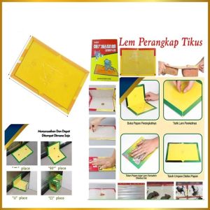 Lem Tikus Perangkap Tikus Model Buku Lem Jebakan Tikus Perangkap Kecoa Cicak