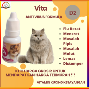 VITAMIN TETES ANTI VIRUS HEWAN PELIHARAAN MEMBANTU MENJAGA KESEHATAN KUCING ANJING