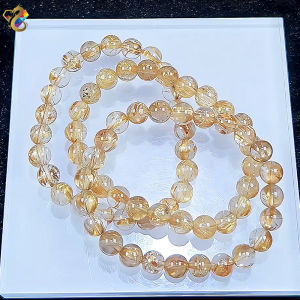 Collection Grade Cat Eyes Gold Rutile Bracelet