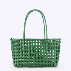 2026 New Arrival Hollow Design Basket Bag For Women Niche Beach Vacation Woven Shoulder Bags Casual Daily Versatile Tote2026