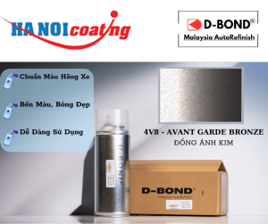 Sơn Xịt Xóa Vết Xước Ô TÔ TOYOTA INNOVA Màu ĐỒNG ÁNH KIM Code 4V8 - AVANT GARDE BRONZE Chính Hãng D-BOND Chất Lượng Cao
