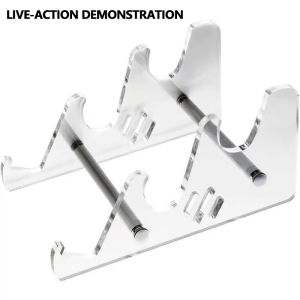 Three-layer acrylic keyboard display stand storage shelf display screen mechanical keyboard holde