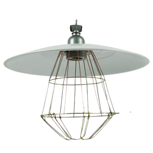 1 Set Metal Heat Lamp with Infrared Bulb Piggery Poultry livestock Metal Heat Lamp Shade with Net + Bulb Guard Heating lamp for chicks heating lamp for puppies heating lamp food heating lamp heating lamp food warmer 2 bulb heating lamp for food heating