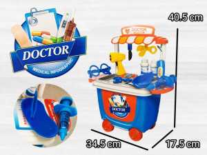 (Ready stock) BOWA Various Engineer Doctor Shopping Kitchen Movable Pretend Play Toy 各种工程师医生购物厨房可推动过家家玩具
