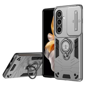 Shockproof Armor Case for Samsung A17 5G A07 4G Camera Protection Ring Stand Phone Back Cover for Galaxy S25 FE 5G
