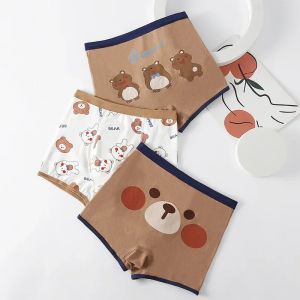 HoneyCherry Boy Cotton Underwear Boxer Boys Cotton Mid-waist Baby Boxer Shorts Cotton Panties Boys Underwear2026